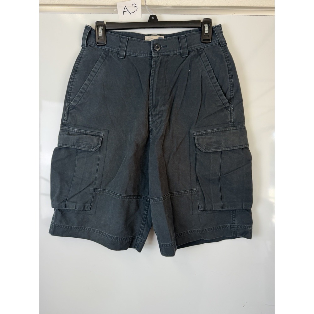 Nordstrom Pure Stuff Men's Cargo Shorts Size 28 Navy Blue, Baggy Fit